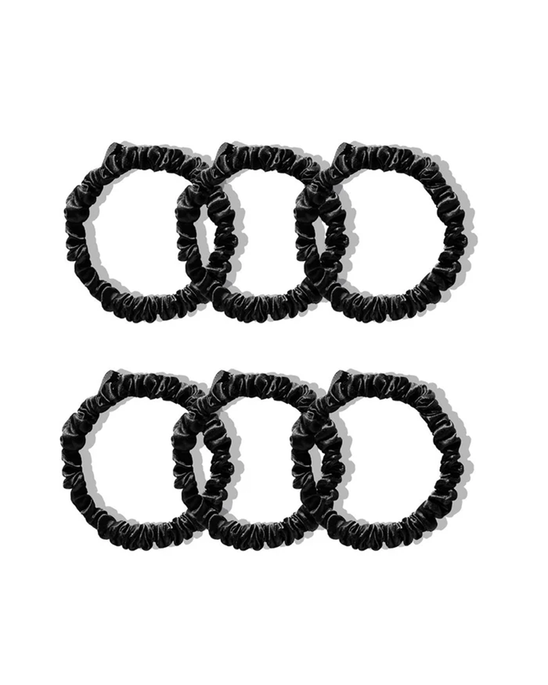 Skinny Scrunchie - 6 Black Jade