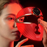 FAQ™ 202 Wireless Silicone 7 LED Light + NIR Anti Aging Face Mask Treatment