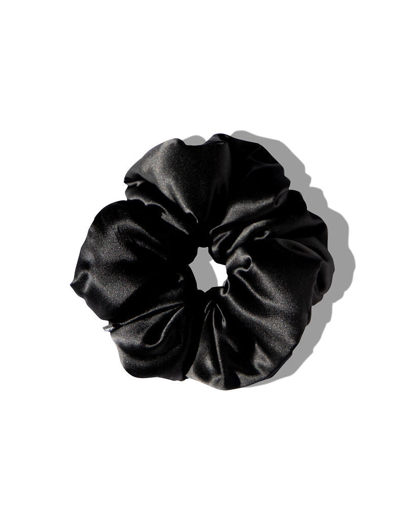 Black Jade Padded Scrunchie
