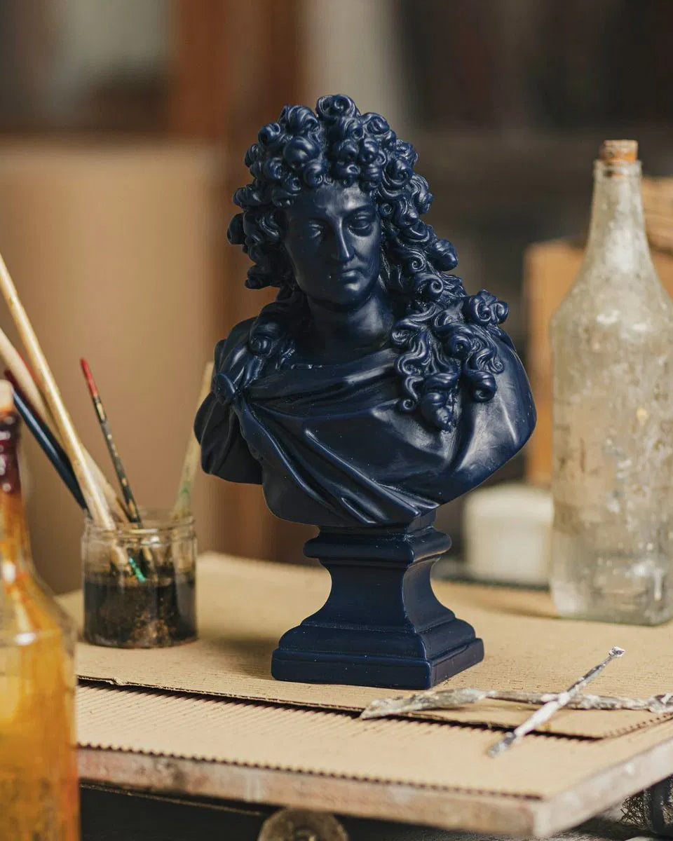 BUST LOUIS XIV NAVY BLUE