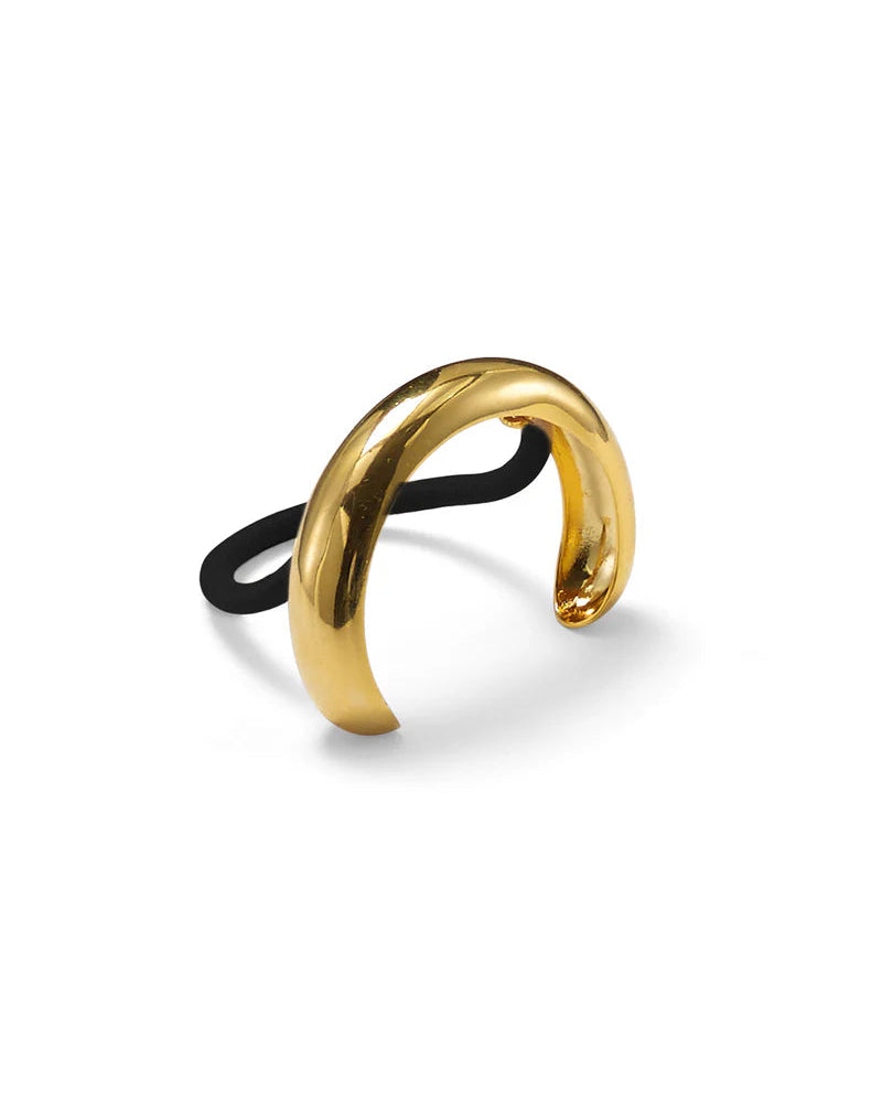 Petite Glossy Arch Pony Gold