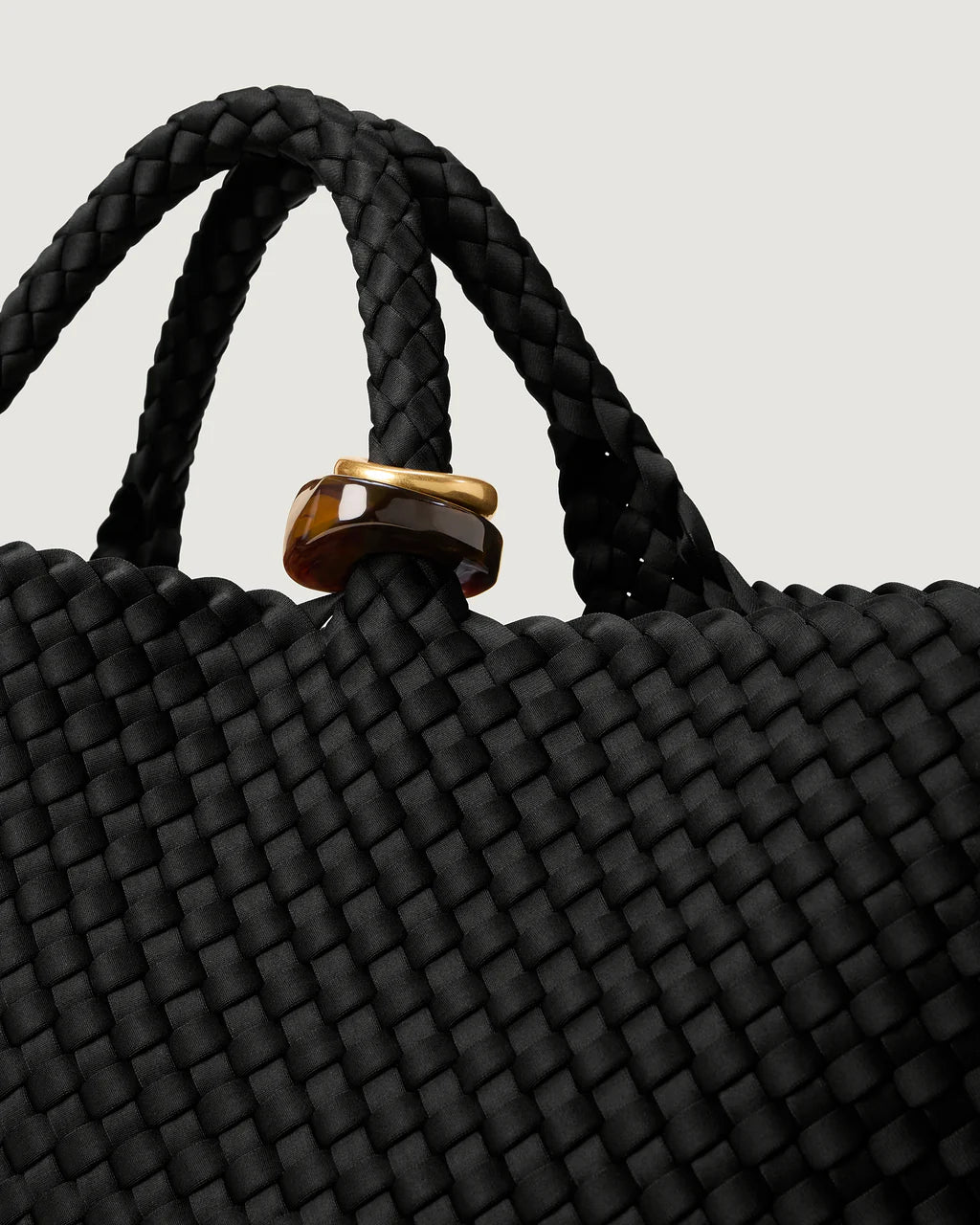 St. Barths Medium Tote Beads Onyx