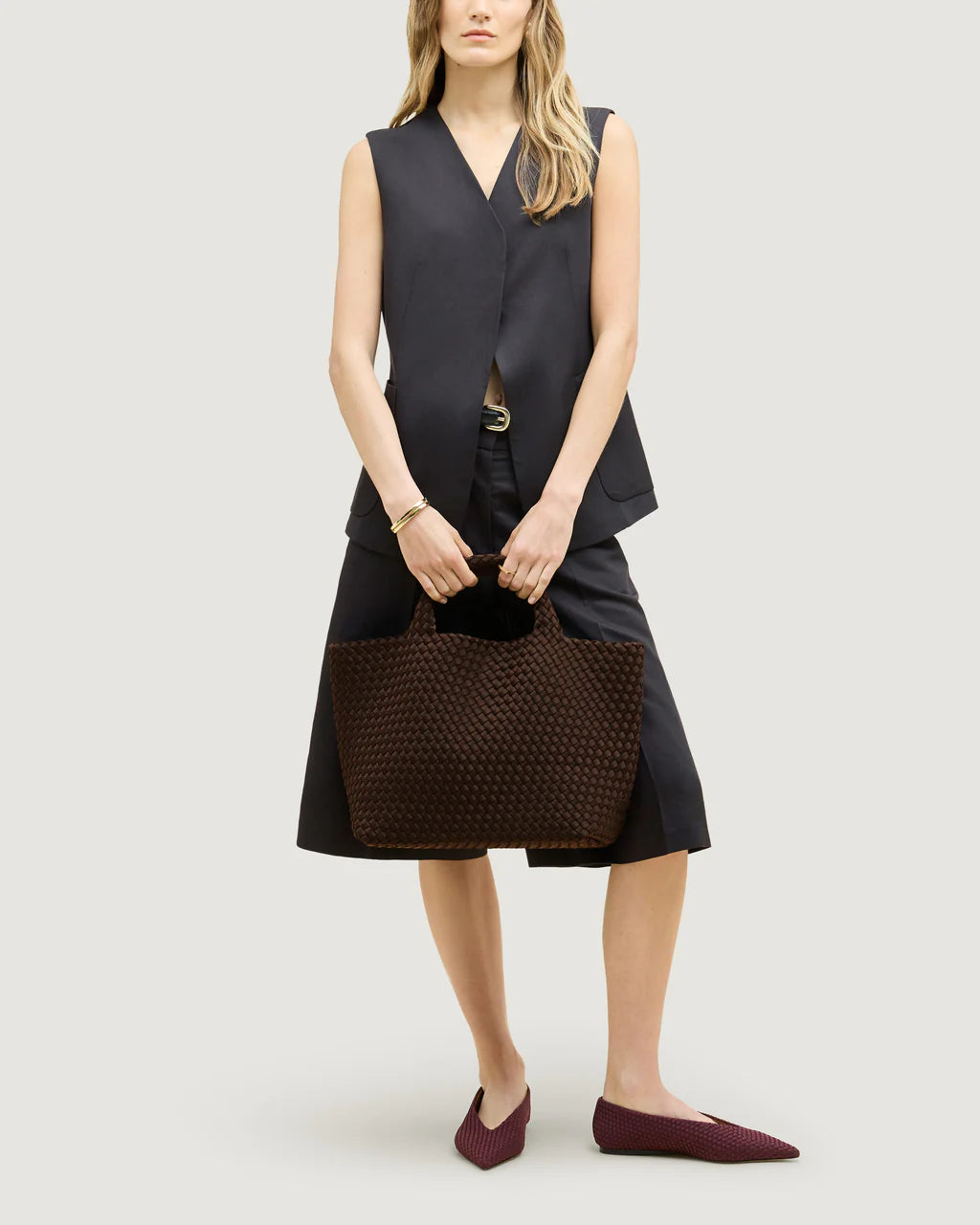 St. Barts Medium Tote Chocolate