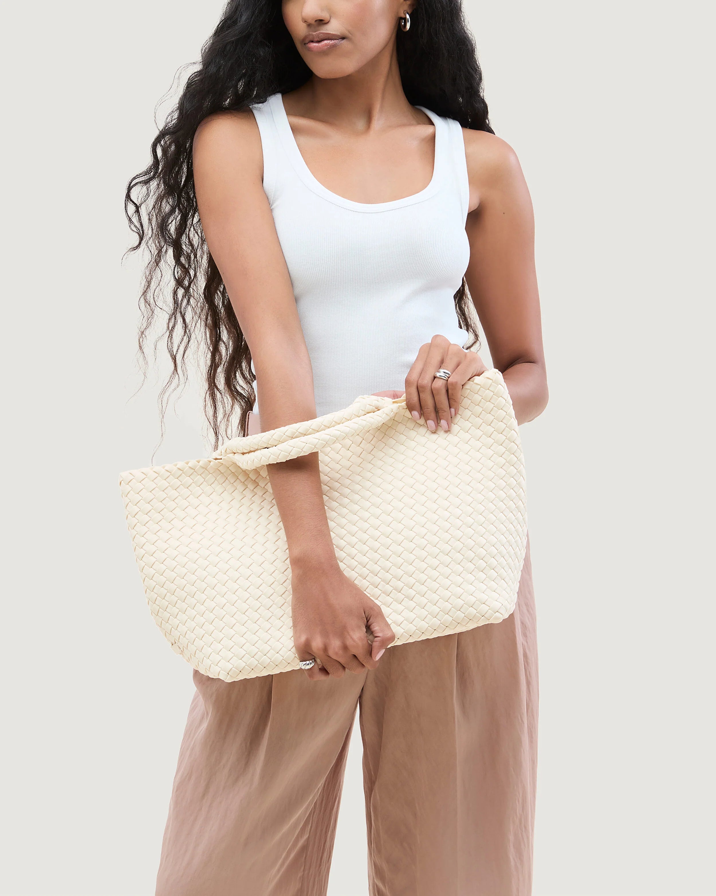 St. Barths Medium Tote Salt